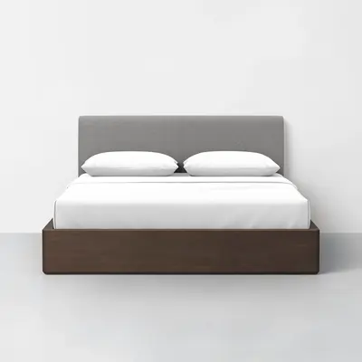 Queen / Heathered Grey / Espresso