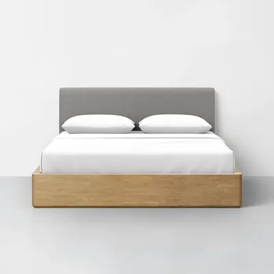 Queen / Heathered Grey / Oak