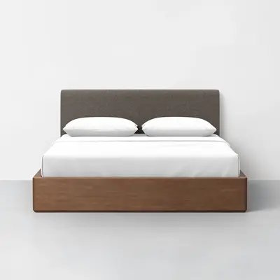 Queen / Heathered Mocha / Walnut